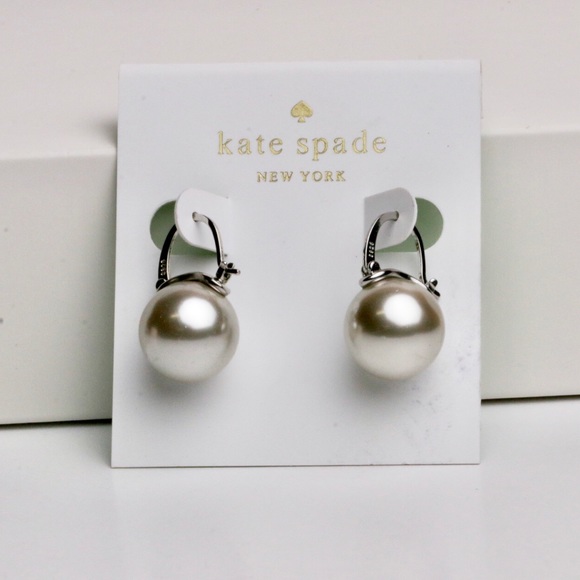 Kate spade drop pearl earrings - Picture 2 of 6